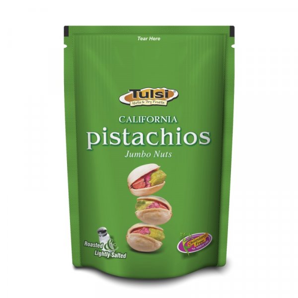 Tulsi California Pistachios - Roasted & Lightly Salted - 200 Gms