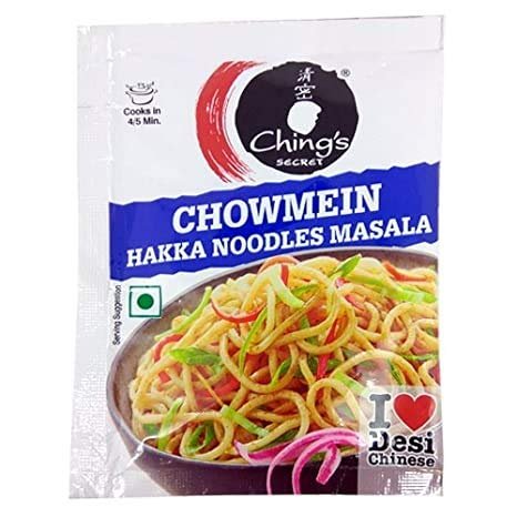 Chings Secret Chowmein Hakka Noodles Masala - 20 Gms x 2 Pc