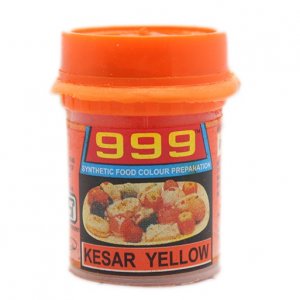 999 Food Colour - Kesar Yellow - 10 Gms