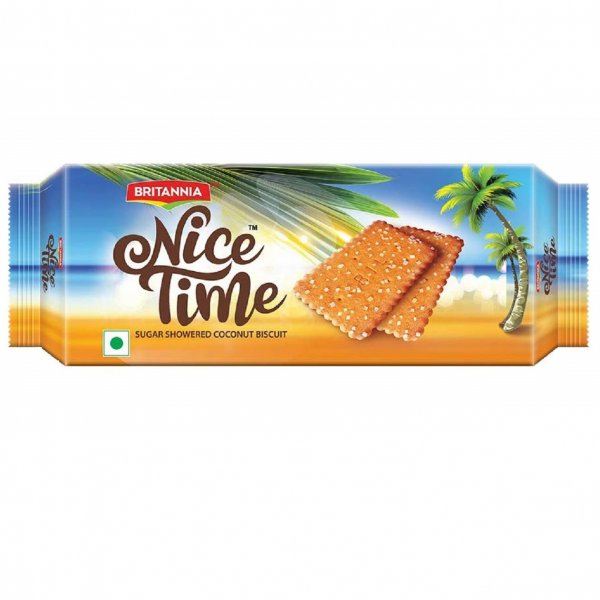 Britannia Nice Time - Sugar Coconut Biscuits - 150 Gms