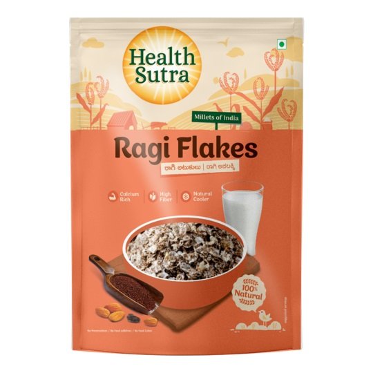 Health Sutra Ragi Flakes - 250 Gms | 1 + 1 Offer