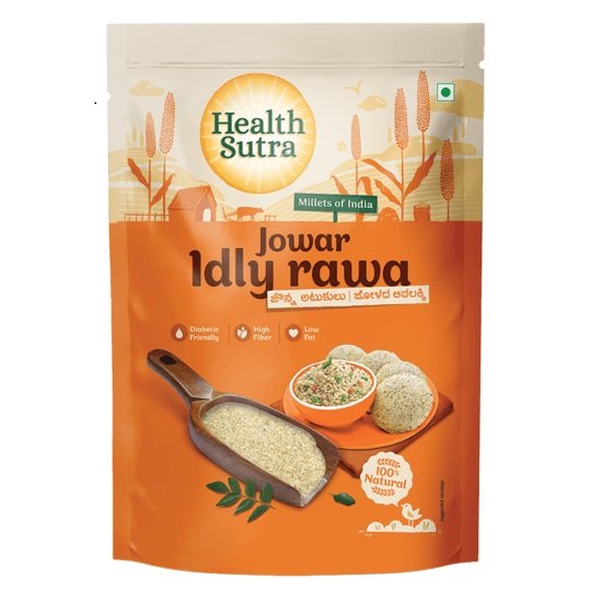 Health Sutra Jowar Idly Rawa - 500 Gms