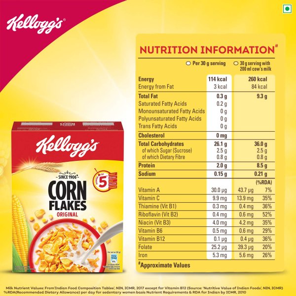Kelloggs Corn Flakes Original - 250 Gms