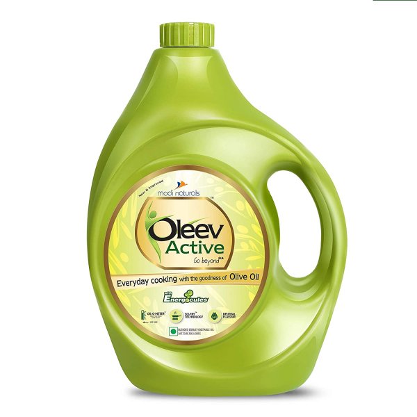 Oleev Active - Goodness Of Olive Oil - 5 Lt + 1 Lt Oleev Active Pouch Free