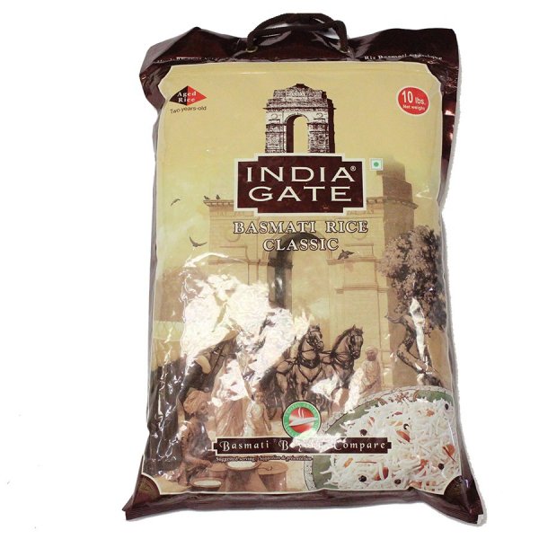 Basmati Rice India Gate Classic 10 Kg