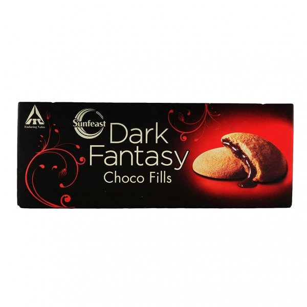 Sunfeast Dark Fantasy - Choco Fills Biscuits - Cookies - 75 Gms